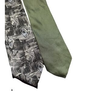 Vintage Brownstone Silk Neckties Set of Two